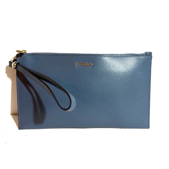 Furla Elegant Blue Wristlet Clutch wallet - Picture 6 of 7